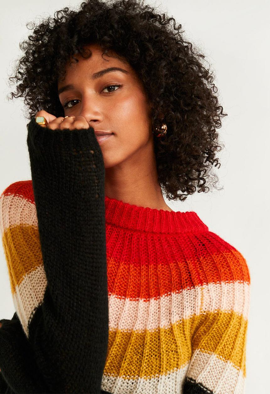 MANGO - Colour block jersey - multi