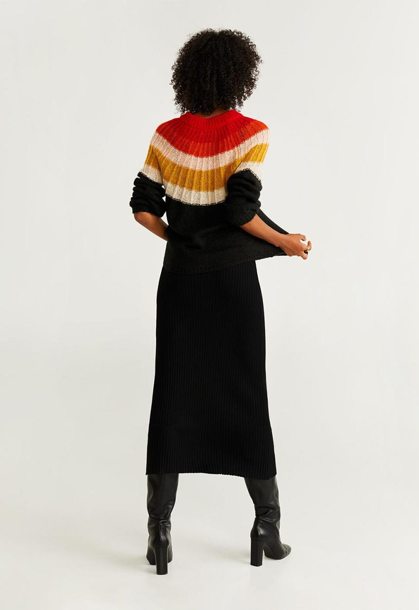 MANGO - Colour block jersey - multi