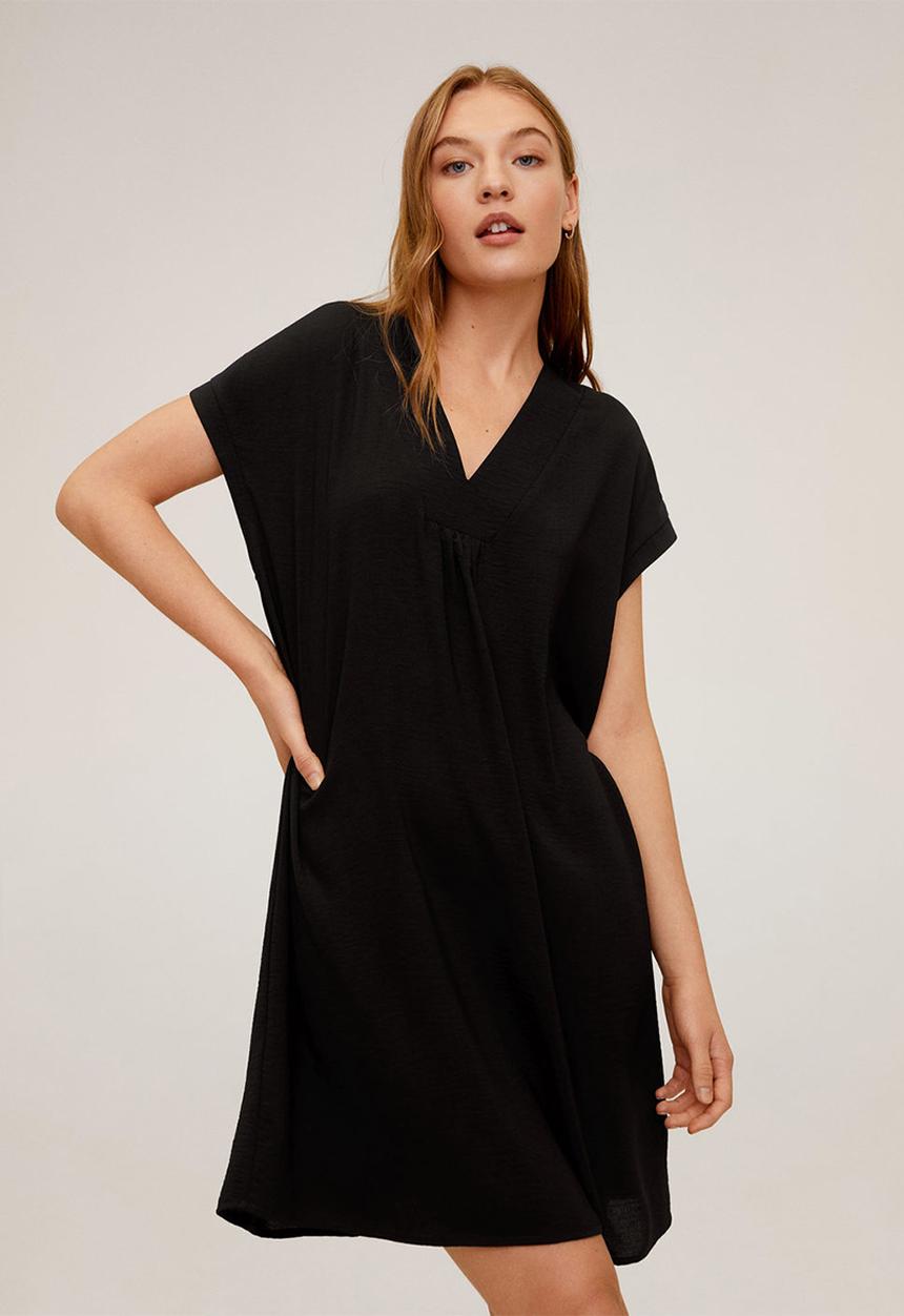 MANGO - Dress balmes - black