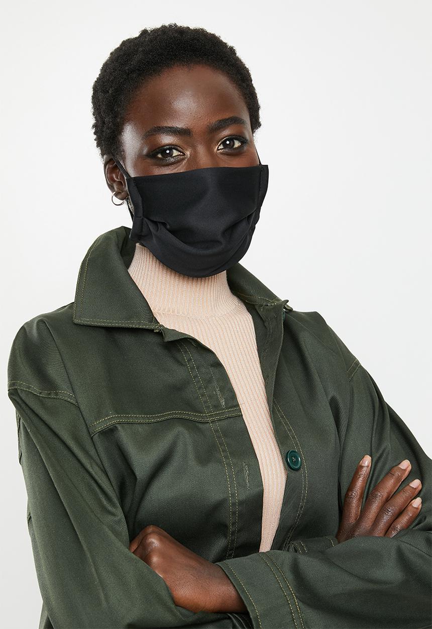 Superbalist - 2 Pack fabric mask - abstract multi & black