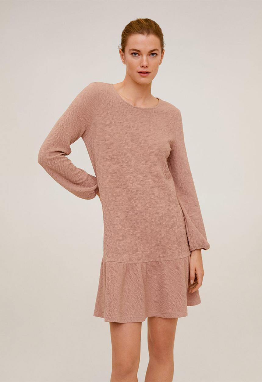 MANGO - Dress nuvol - pink