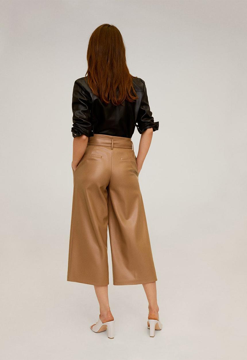 MANGO - Trousers holmes - brown