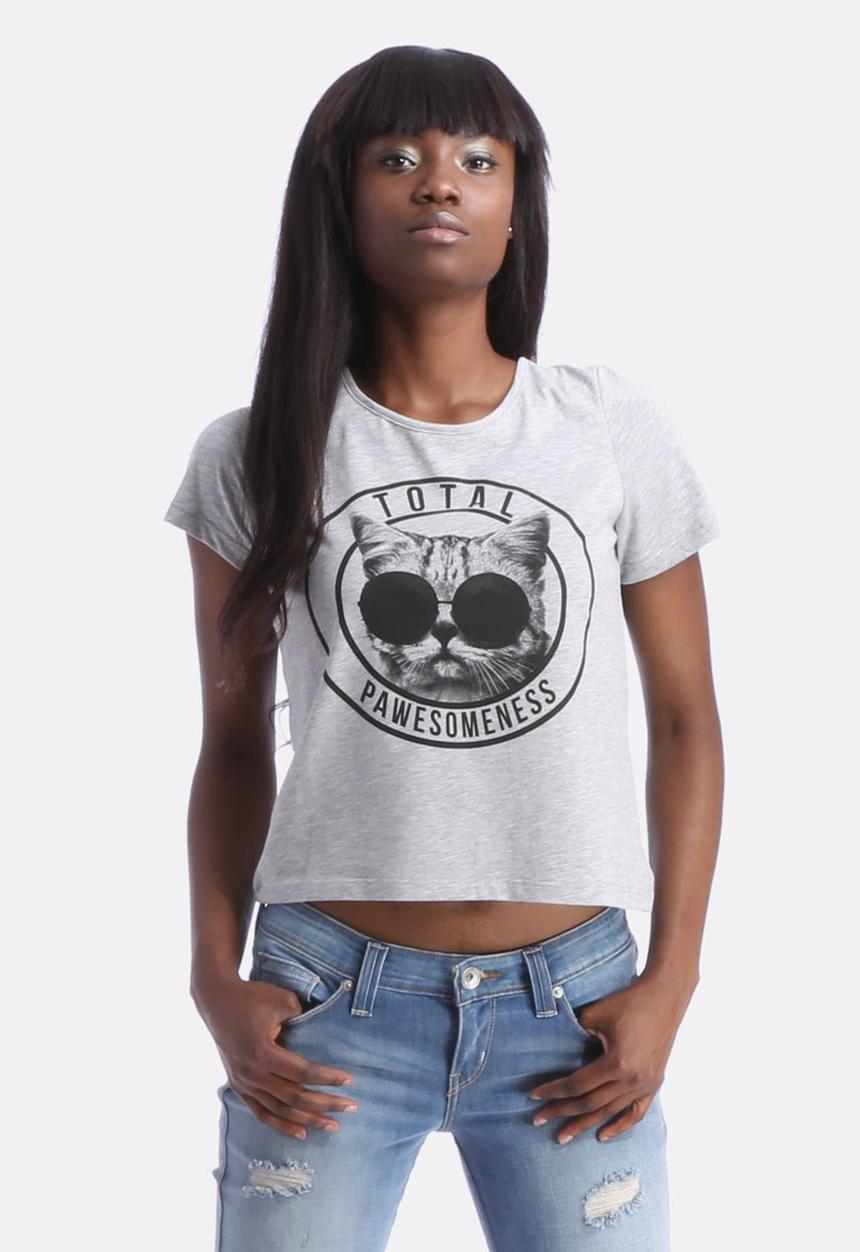 Vero Moda - Funny Cat T-Shirt