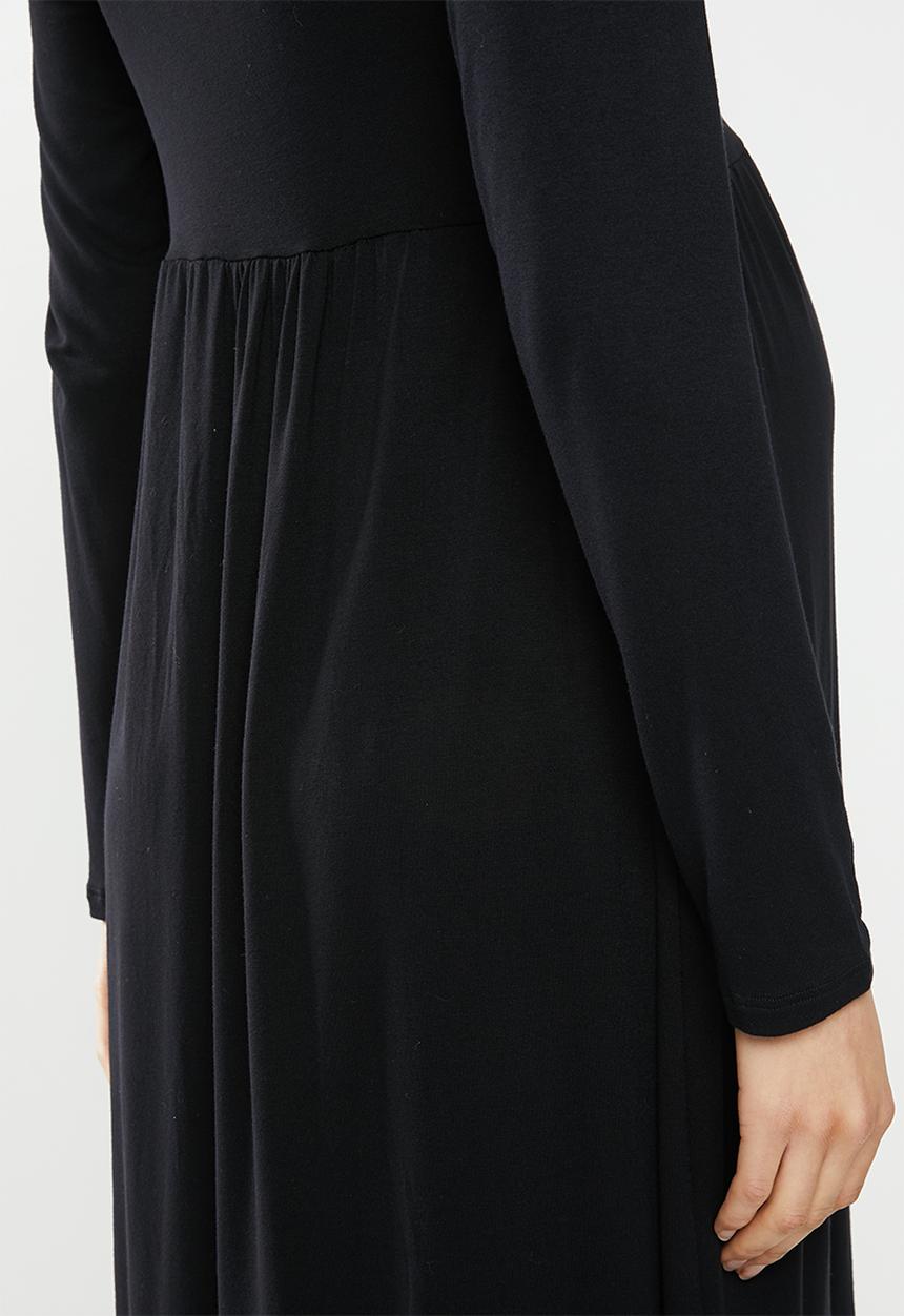Superbalist - Maternity babydoll poloneck dress - black