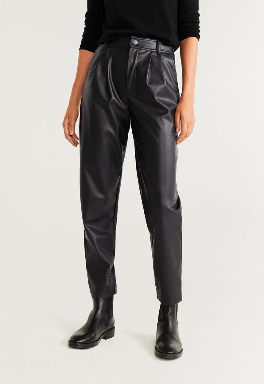 MANGO - Trousers martina - black