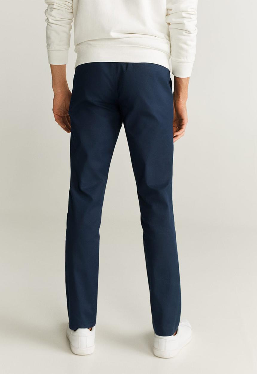 MANGO - Borne trousers  - navy