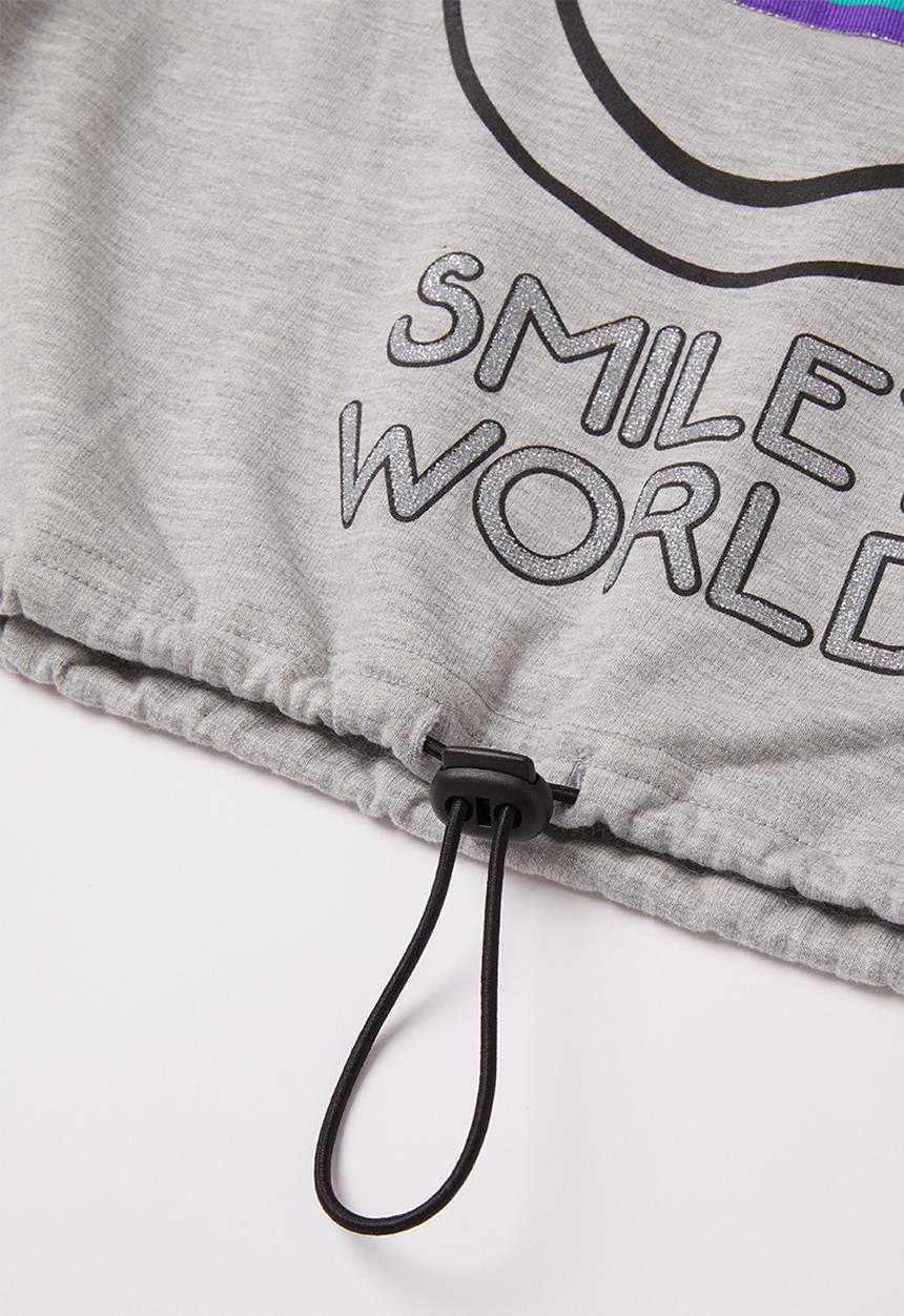 Rebel Republic - Brushed fleece crew - grey