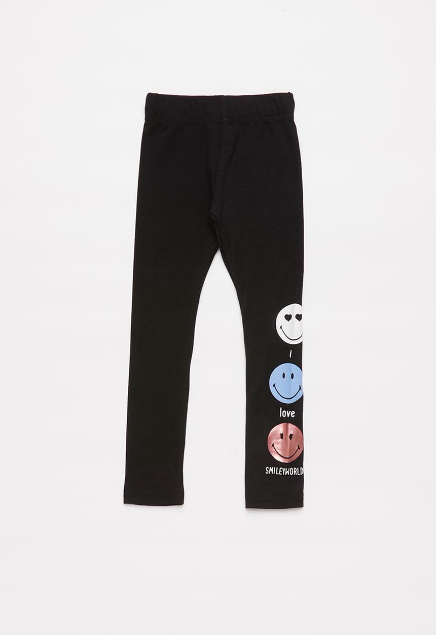Pop Candy - Girls printed leggings - black
