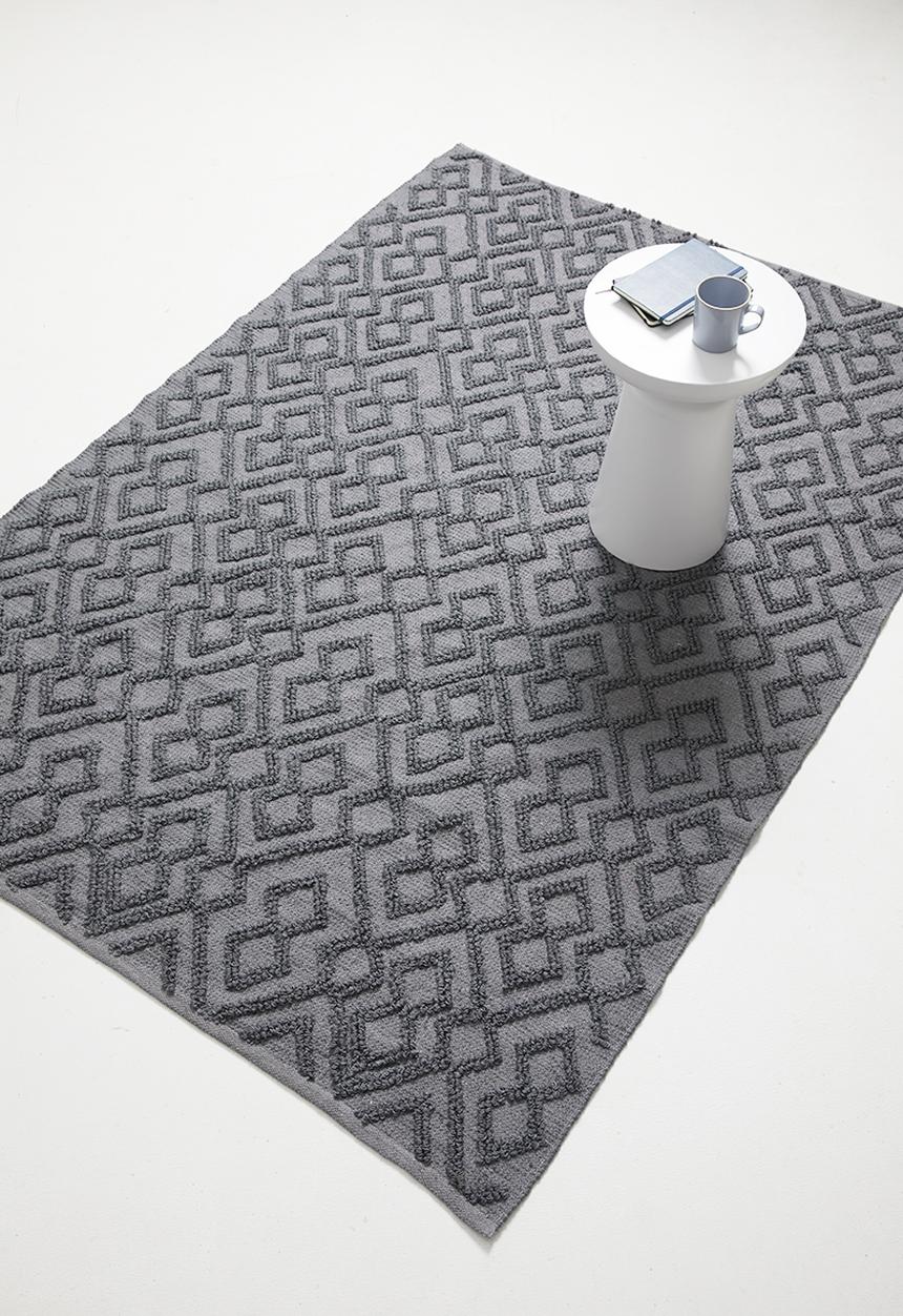 Sixth Floor - Nitsa woven rug - grey
