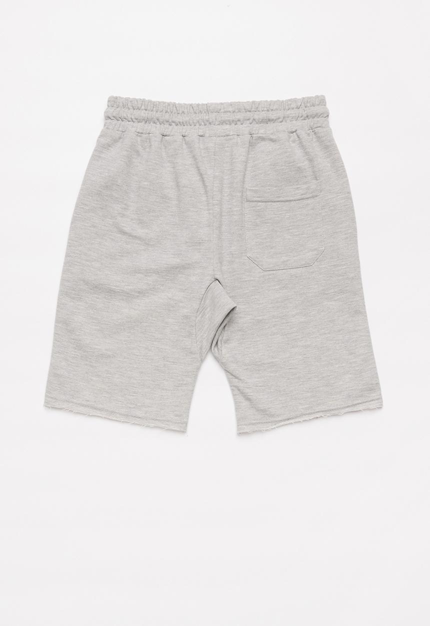 Rebel Republic - Boys Fortnite fleece shorts - grey melange