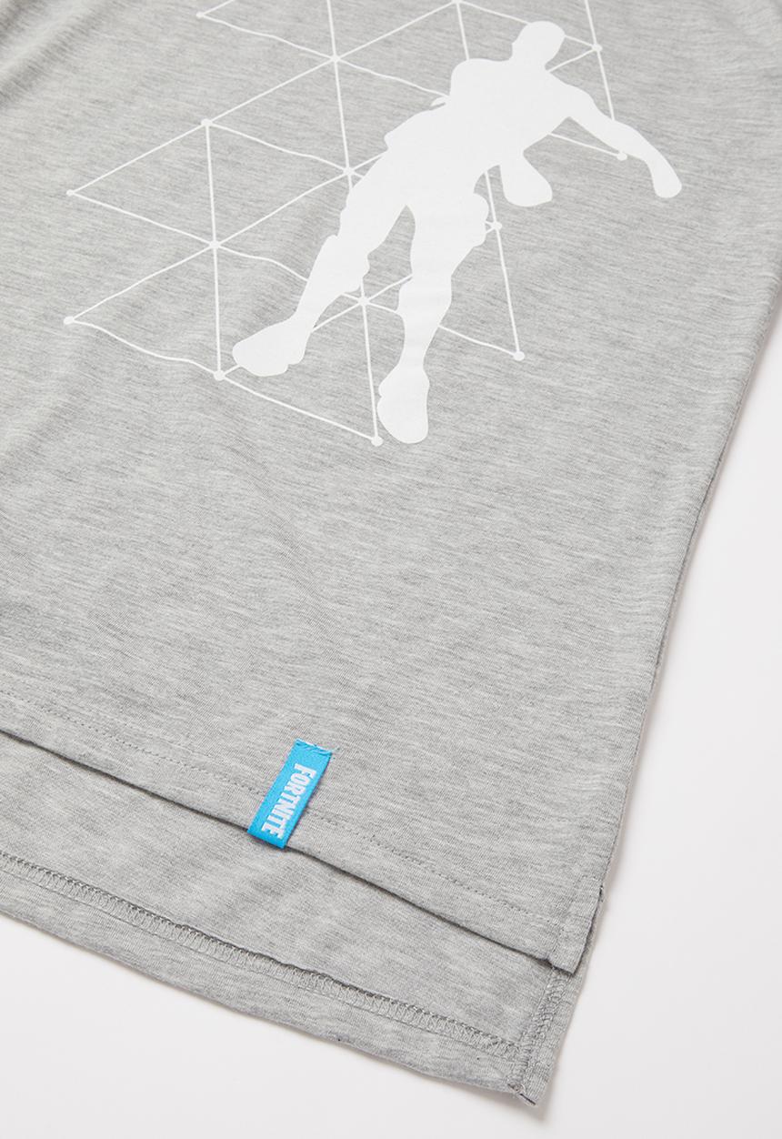 Rebel Republic - Boys Fortnite t-shirt - grey