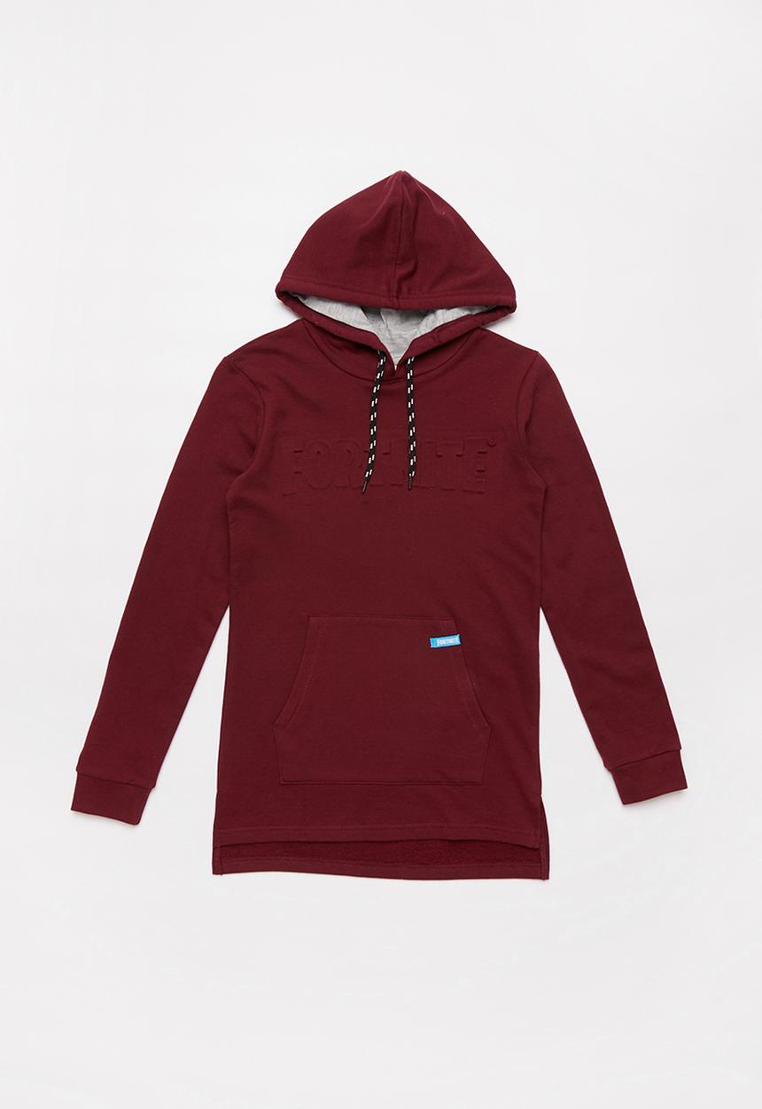 Rebel Republic - Boys Fortnite hoodie - burgundy 