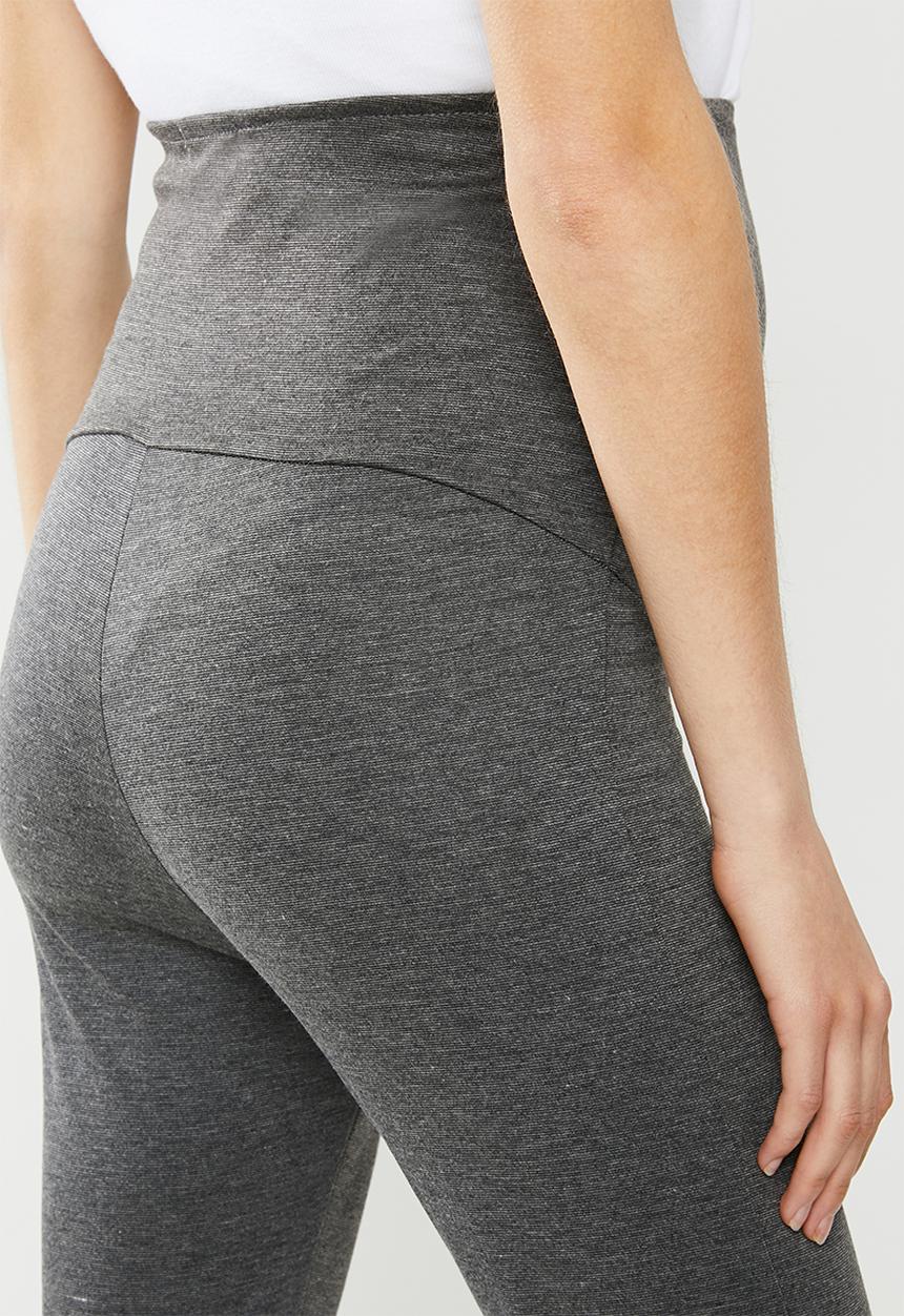 edit Maternity - Maternity pull on tregging - charcoal melange
