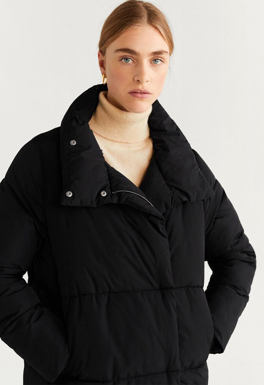 MANGO - Anorak jacket - black