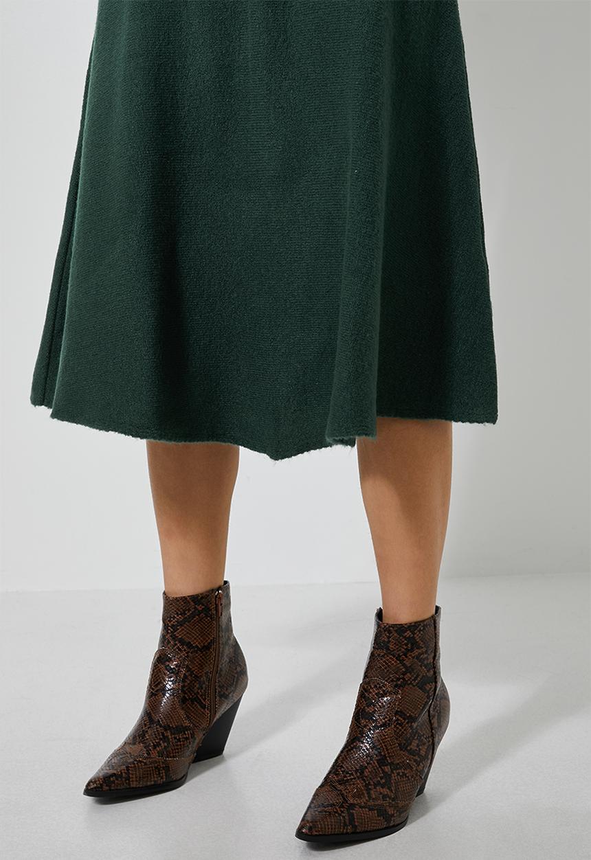 Superbalist - Lofty a-line skirt - green
