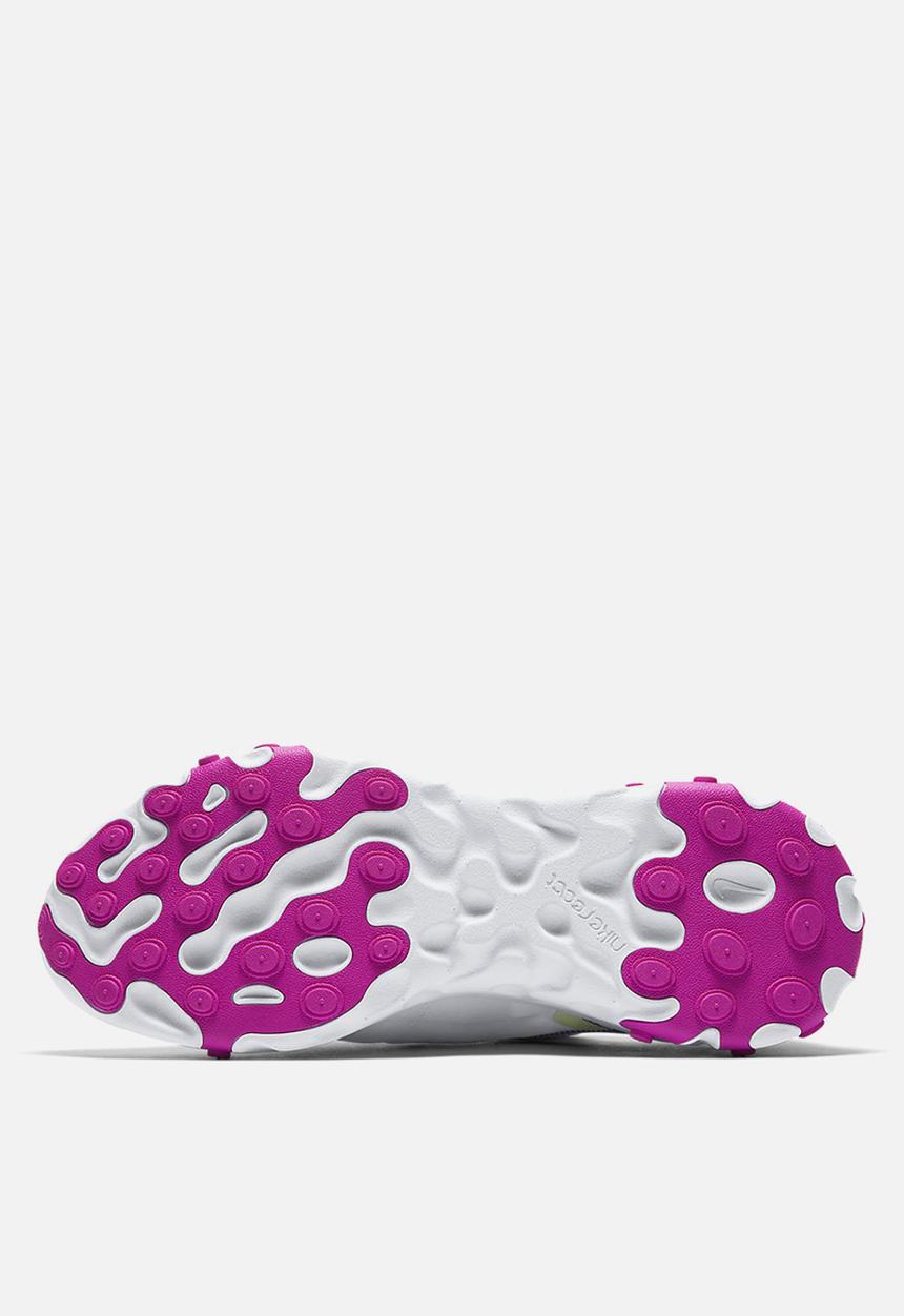 Nike - React Element 55 - white / fire pink-sapphire-barely volt