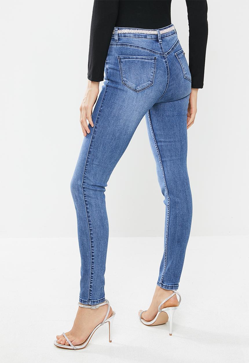 SISSY BOY - Axel skinny stretch denim med vintage - blue