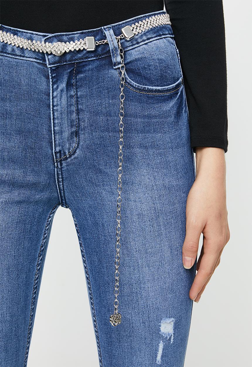 SISSY BOY - Axel skinny stretch denim med vintage - blue