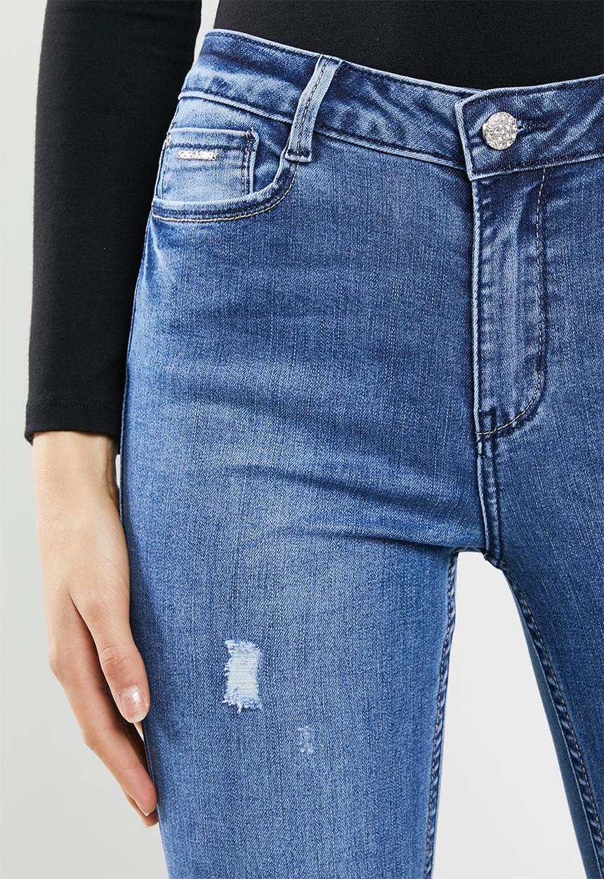 SISSY BOY - Axel skinny stretch denim med vintage - blue