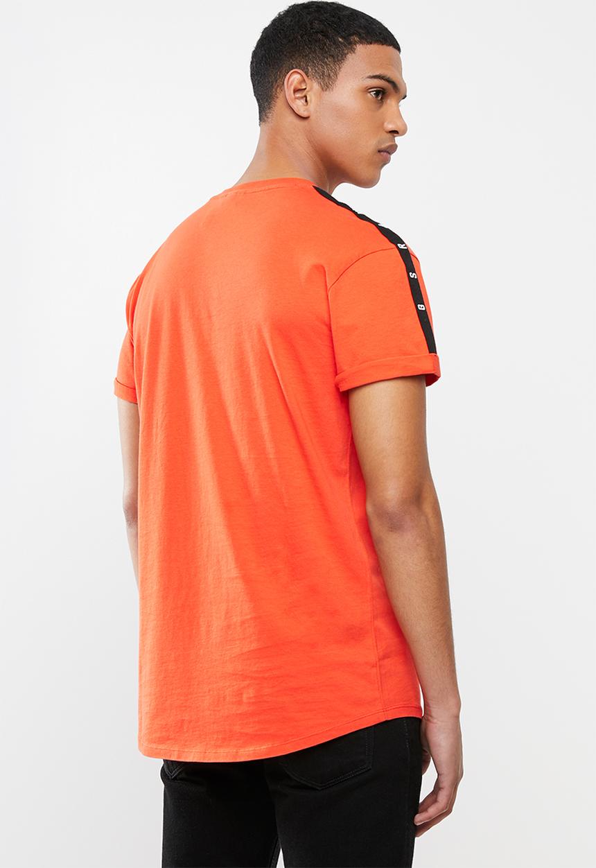 G-STAR - Lash tape tee - orange 