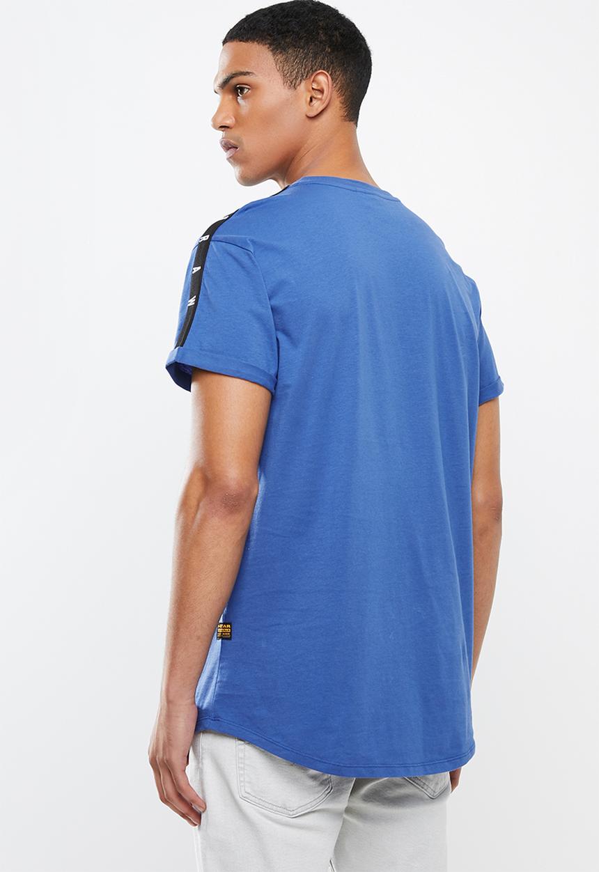 G-STAR - Lash tape tee - blue