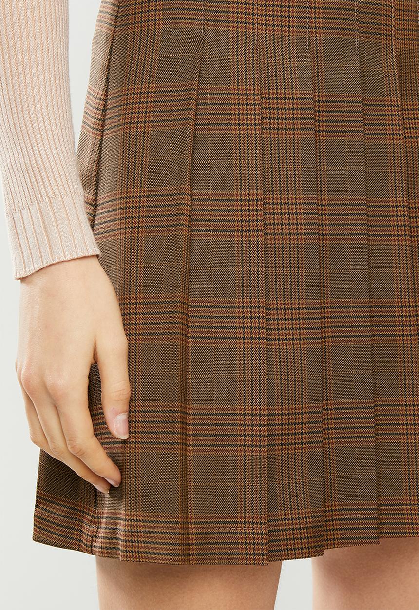 Blake - Check wrap skirt - multi 