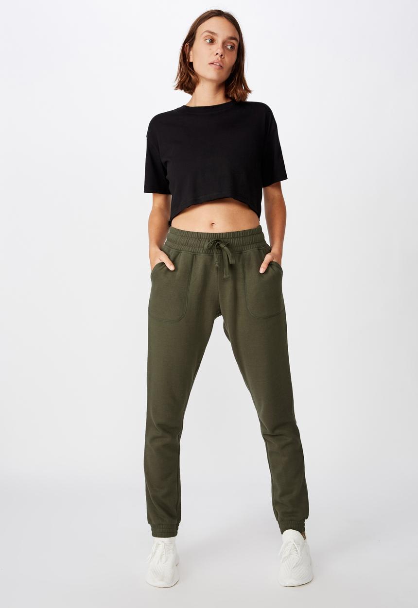 Cotton On - Gym track pants - khaki