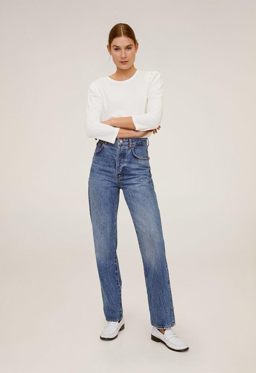 MANGO - T-shirt doris - cream