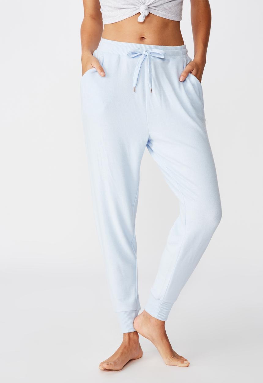 Cotton On - Supersoft slim fit pant - blue