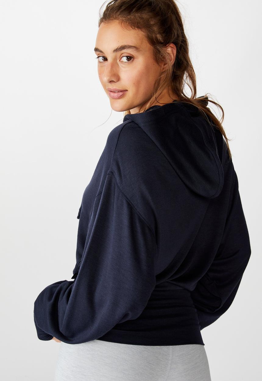 Cotton On - Relaxed hoodie - navy