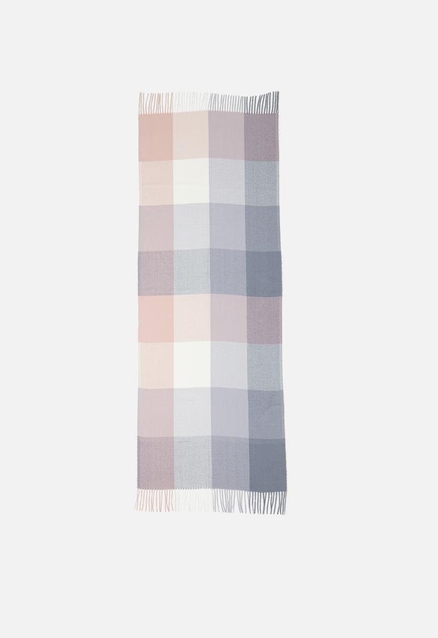 edit - Fringed colourblock scarf - multi