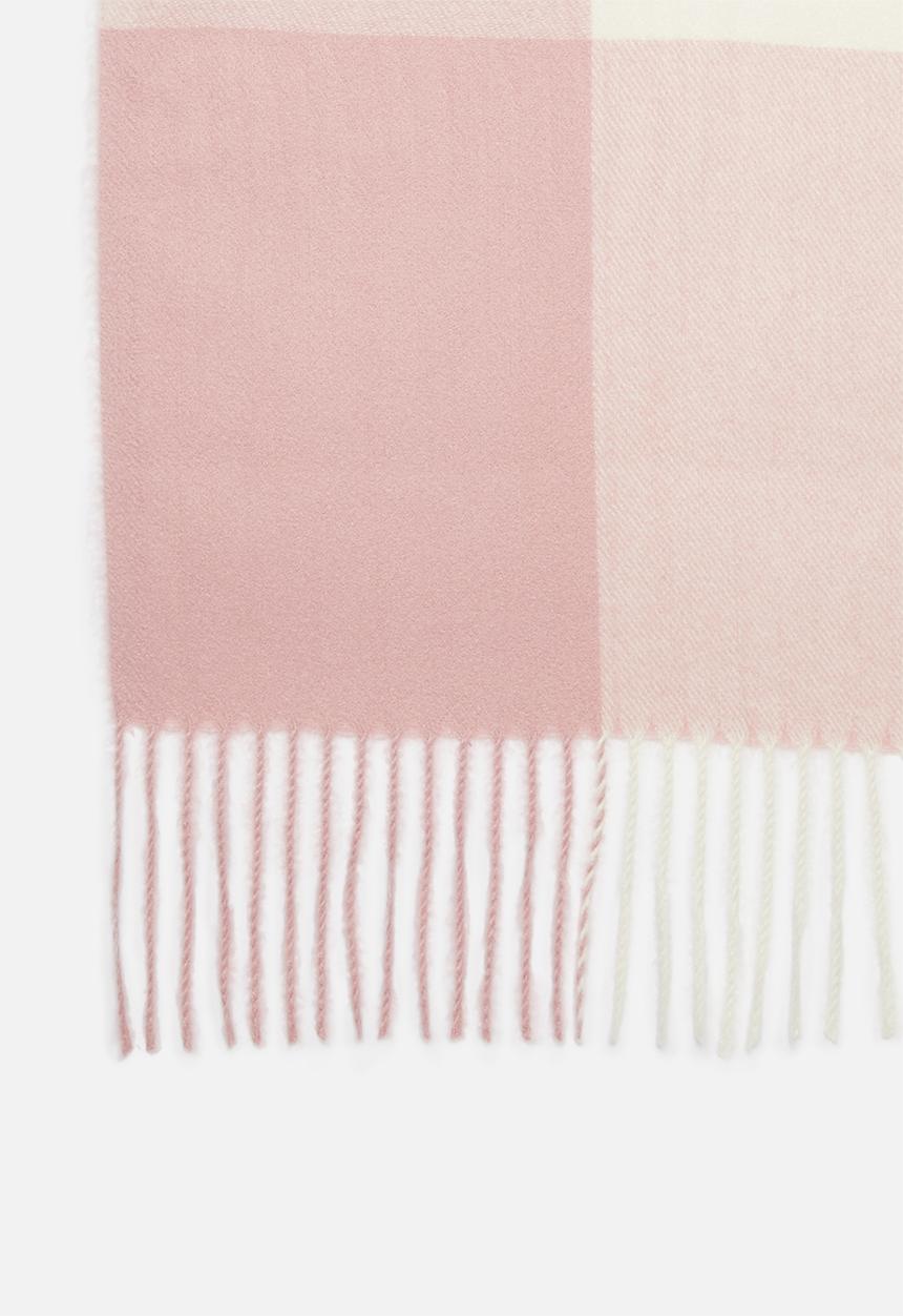 edit - Fringed colourblock scarf - multi