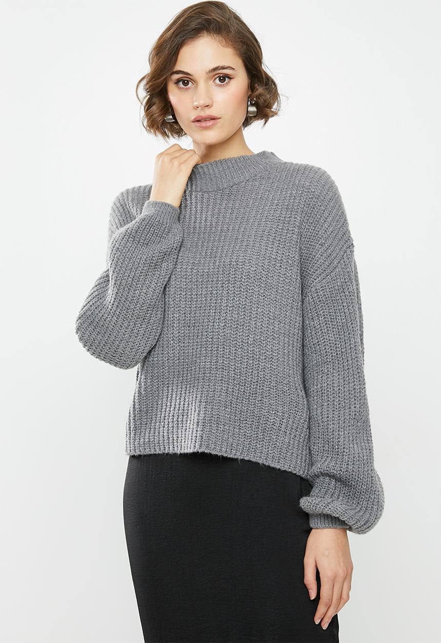 Glamorous - High neck jumper - grey