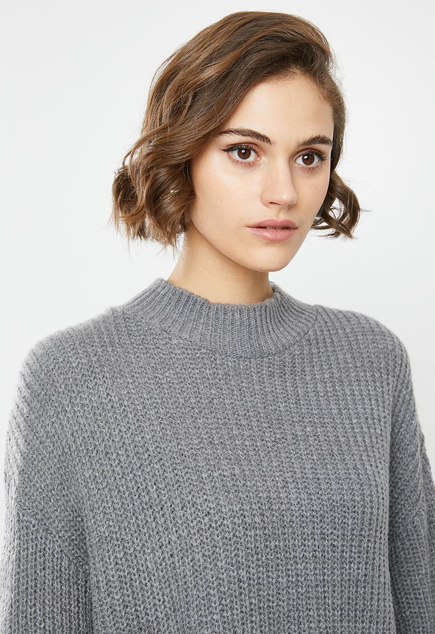 Glamorous - High neck jumper - grey