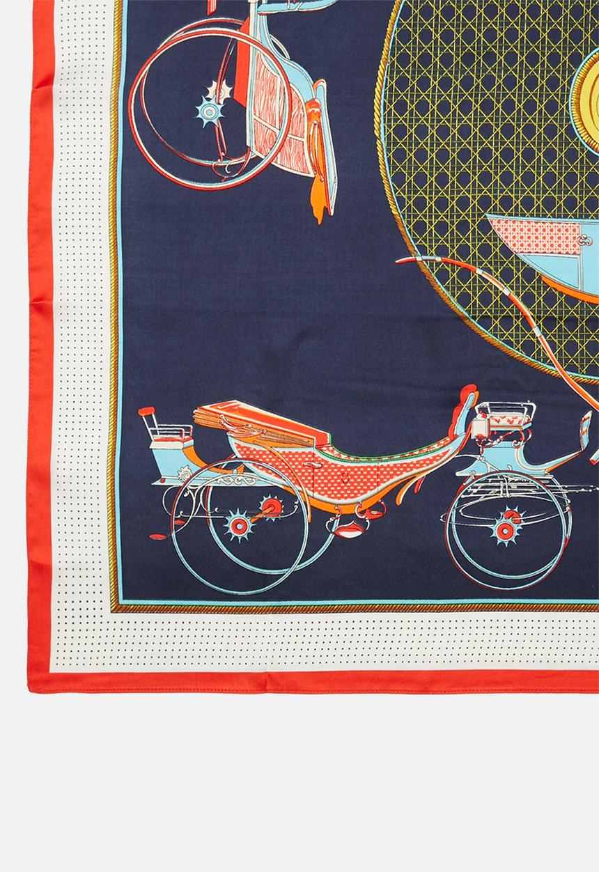 Superbalist - Square vintage print neckerchief - multi