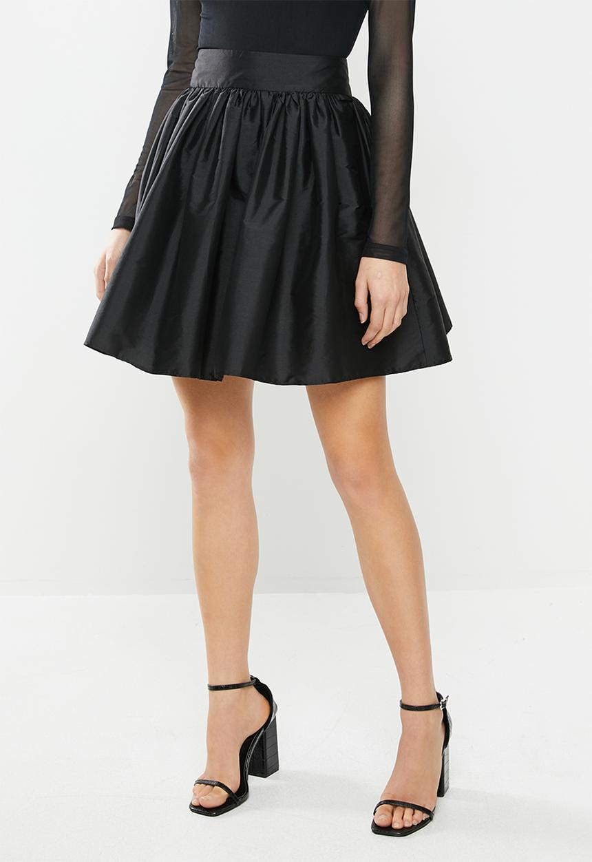 Blake - Tafetta mini skirt - black