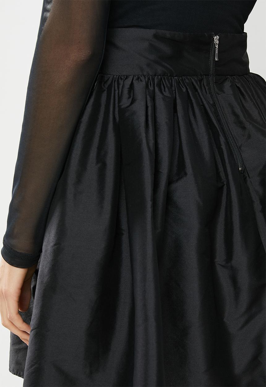 Blake - Tafetta mini skirt - black