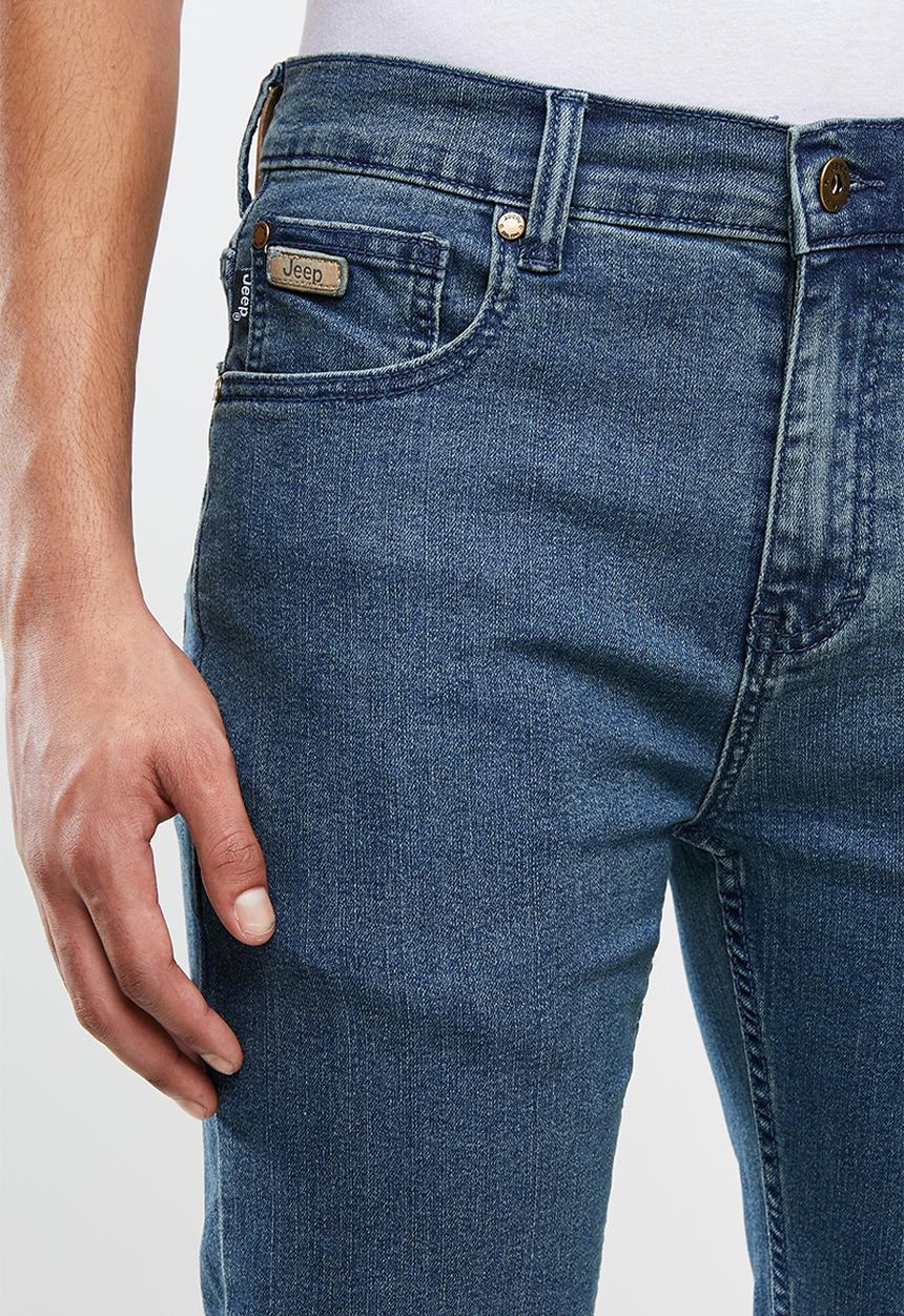JEEP - Basic straight leg jeans - blue