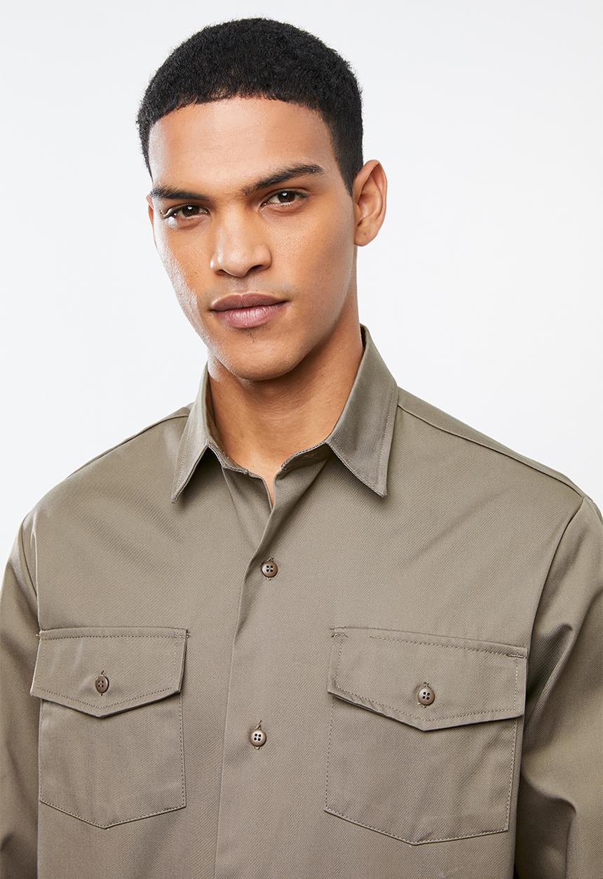 Dickies - Dickies 847 shirt - taupe