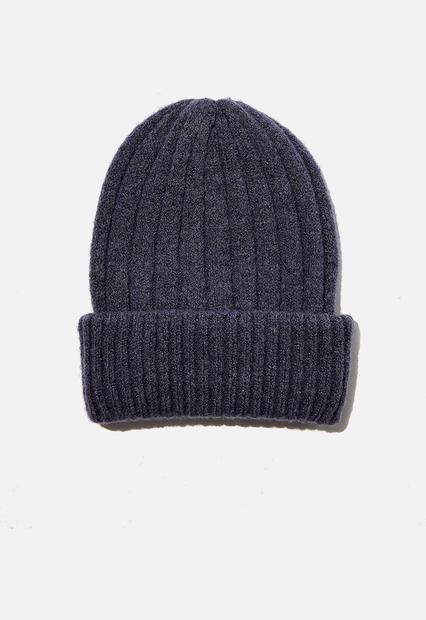 Rubi - Willa wide rib beanie - grisaille