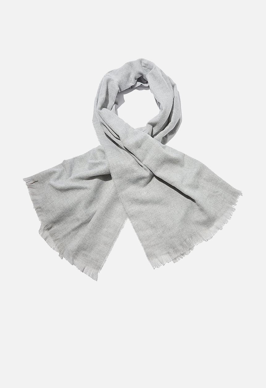 Rubi - Mya mid weight scarf - grey marle