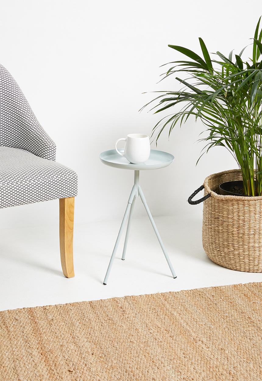 Sixth Floor - Sam tri side table - aqua