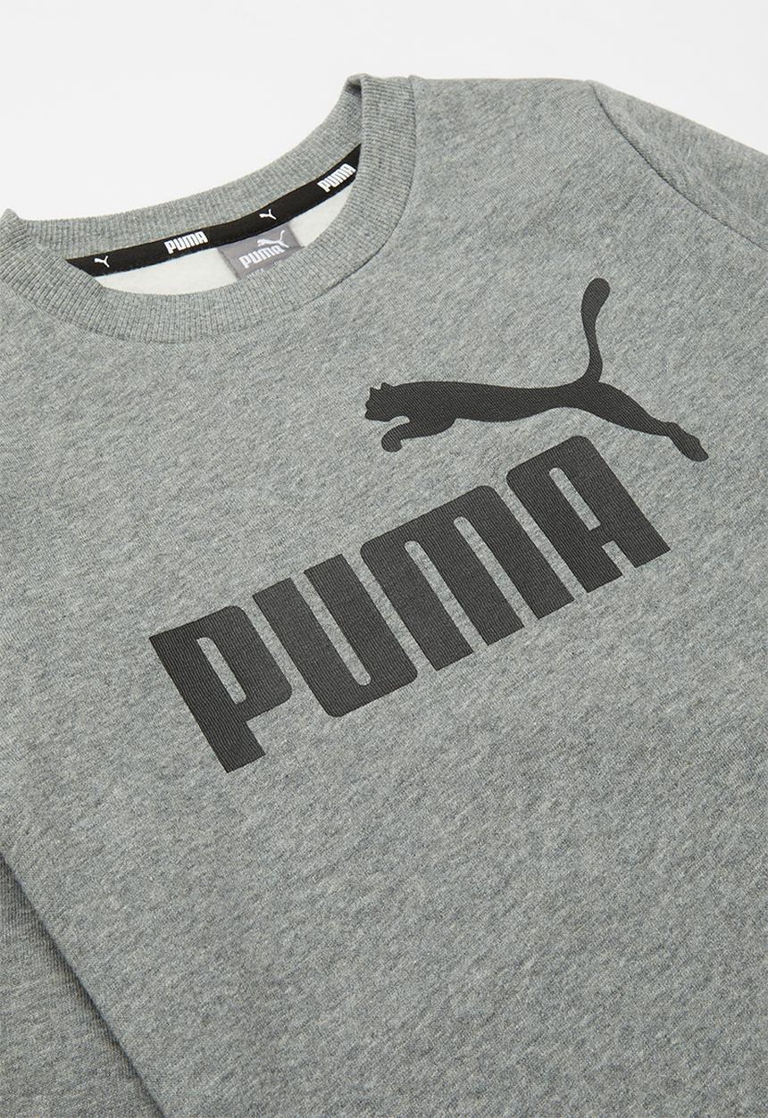 PUMA - Essential logo crew sweat - medium grey 
