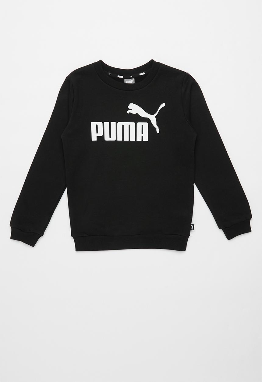 PUMA - Essential logo crew sweat cotton - black