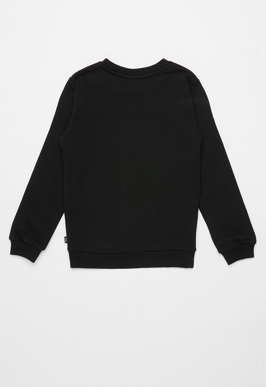 PUMA - Essential logo crew sweat cotton - black