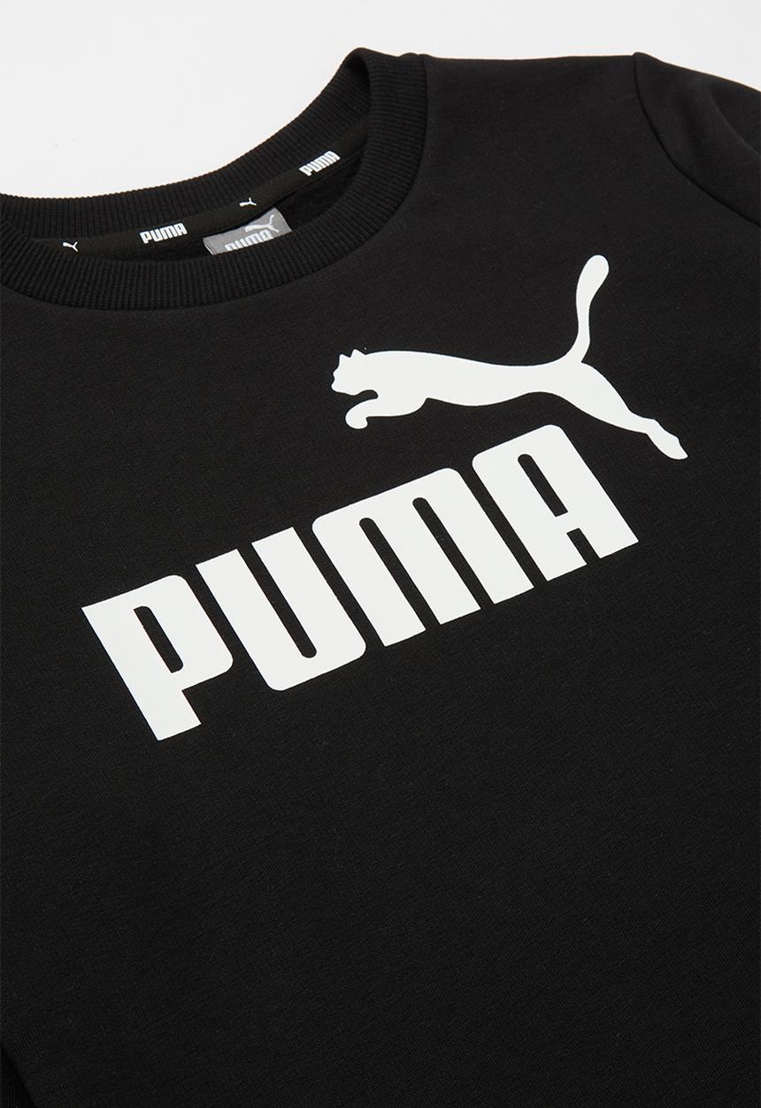 PUMA - Essential logo crew sweat cotton - black