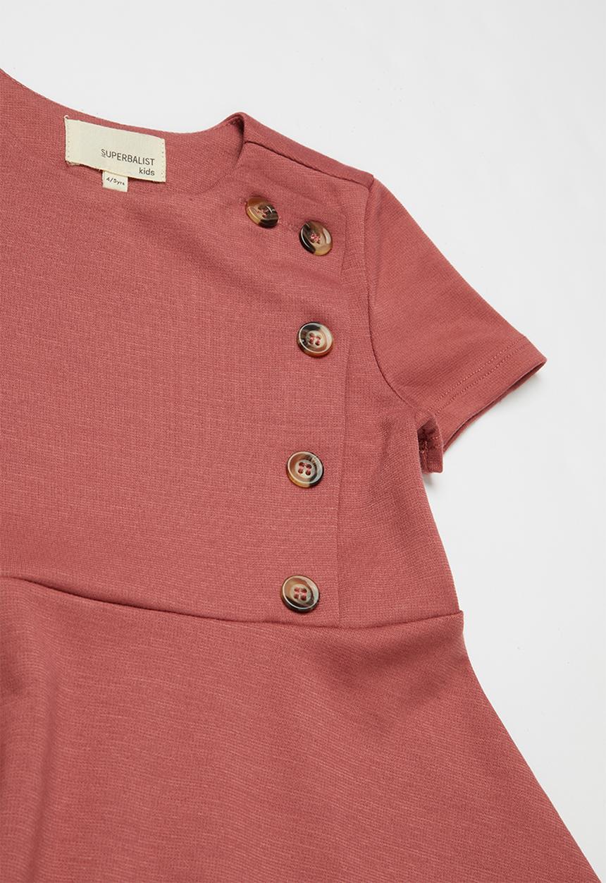 Superbalist Kids - Ponti dress - pink