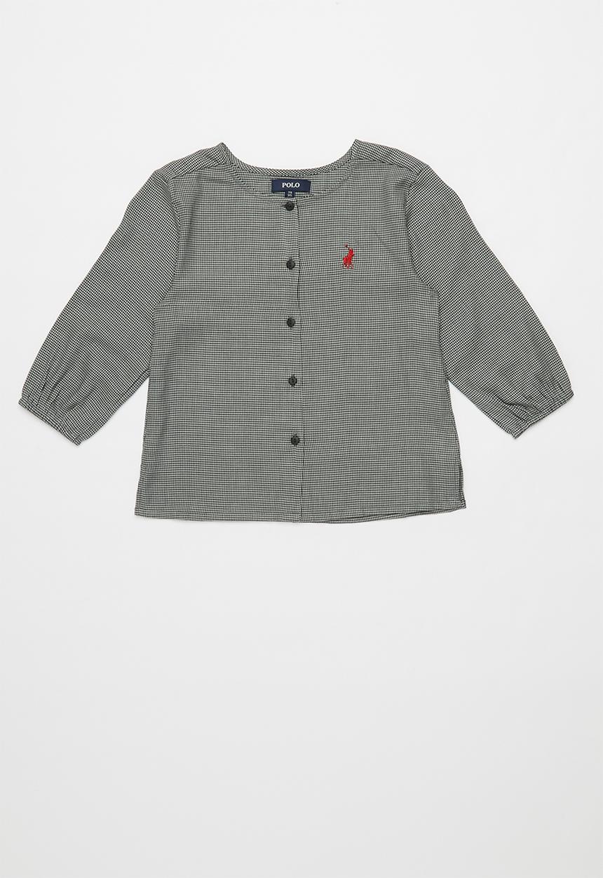 POLO - Girls Chelsea blouse - black & white