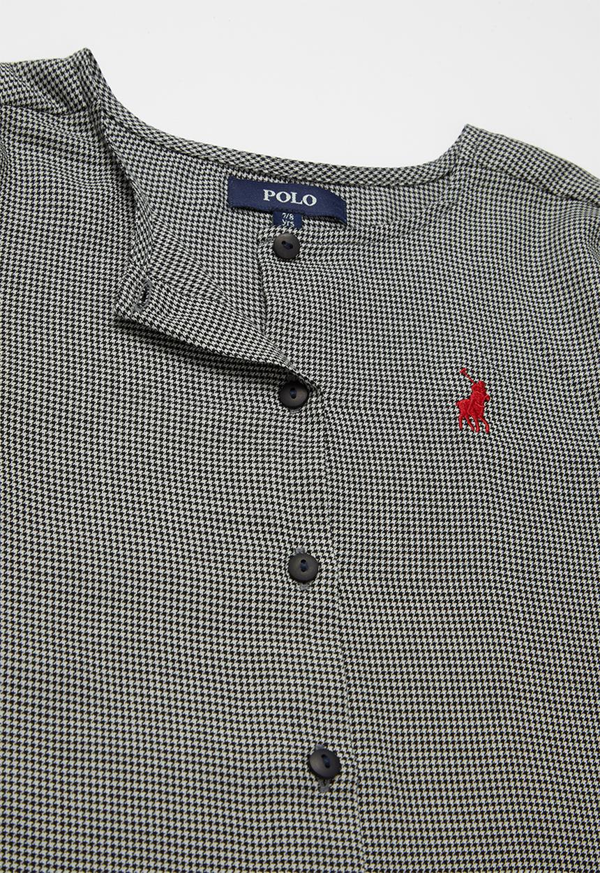 POLO - Girls Chelsea blouse - black & white