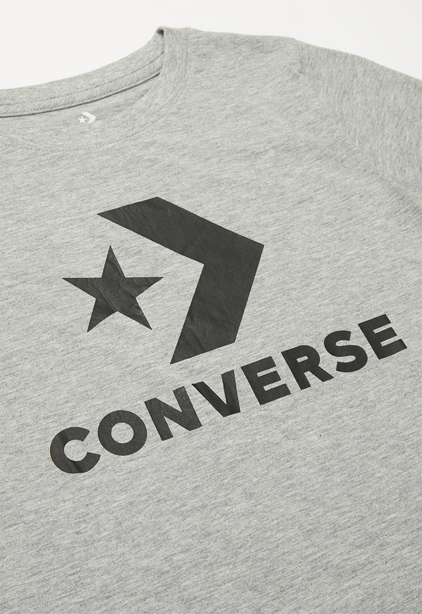 Converse - Converse stack wordmark graph tee- grey